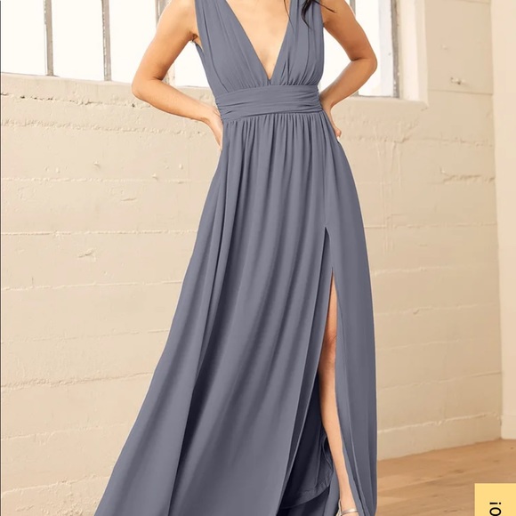 Lulus Dresses & Skirts - LULUS Women’s XL “Heavenly Hues” Denim Blue Maxi Dress